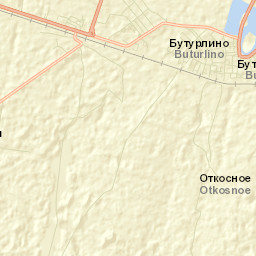 Buturlino Street Map