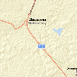 Shikhazany Street Map