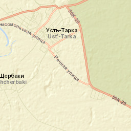 Ust’-Tarka Street Map