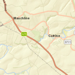 Mauchline Street Map