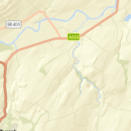 A68, Jedburgh, Scottish Borders TD8, UK Street Map