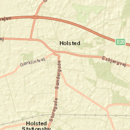 Holsted Street Map
