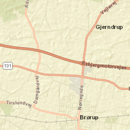 Brørup Street Map