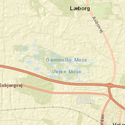Vejen Street Map