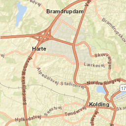 Kolding Street Map