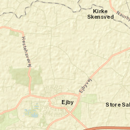 Ejby Street Map
