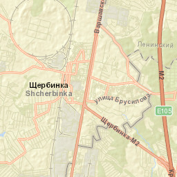 Shcherbinka Street Map