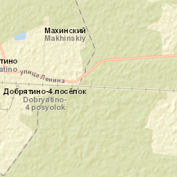 Dobryatino Street Map