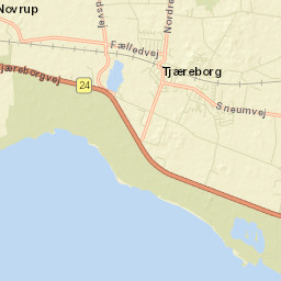 Tjæreborg Street Map