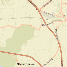 Bramming Street Map