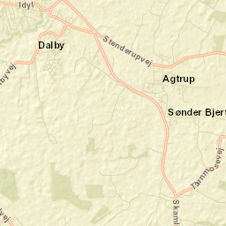 Sønder Bjert Street Map