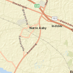 Nørre Åby Street Map