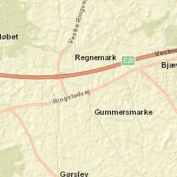 Bjæverskov Street Map