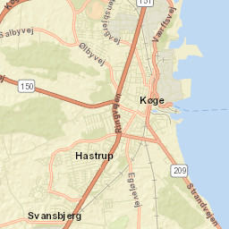 Køge Street Map