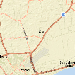 Ystad Street Map