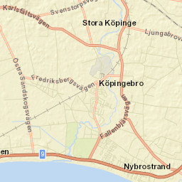 Köpingebro Street Map