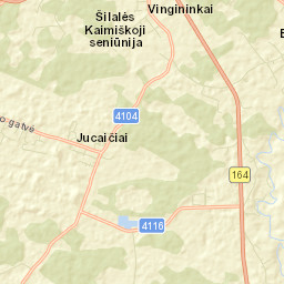 Šilalė Street Map