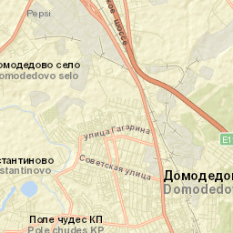 Domodedovo Street Map