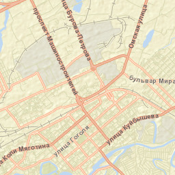 Kurgan Street Map