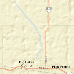 High Prairie Street Map