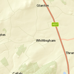 1 Glanton Pyke Farm Cottages, Glanton, Alnwick Street Map