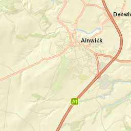Alnwick Street Map