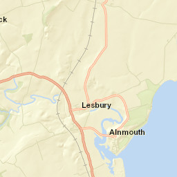 Lesbury Street Map