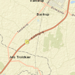 Vamdrup Street Map