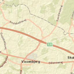 Vissenbjerg Street Map