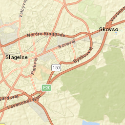 Slagelse Street Map
