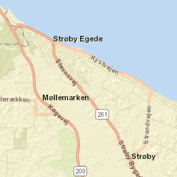 Strøby Egede Street Map