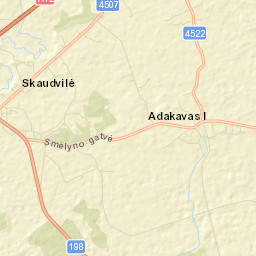 Būgai Street Map