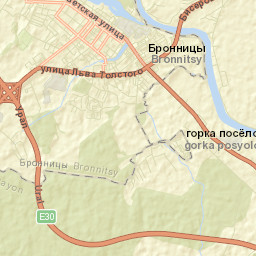 Bronnitsy Street Map