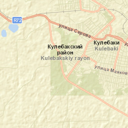Kulebaki Street Map