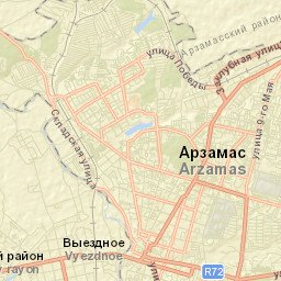 Arzamas Street Map