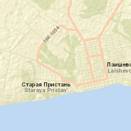 Laishevo Street Map