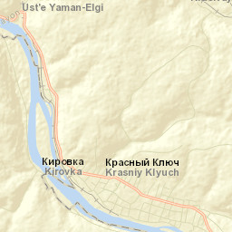 Krasnyy Klyuch Street Map