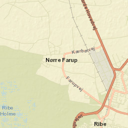 Ribe Street Map