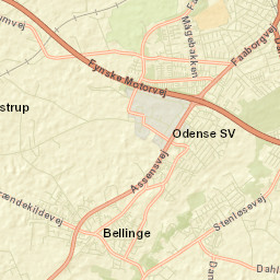 Bellinge Street Map