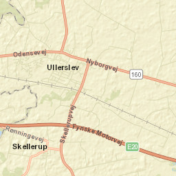 Ullerslev Street Map