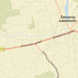 Žemaičių Naumiestis Street Map