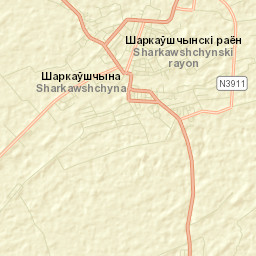 Sharkawshchyna Street Map