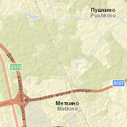 Belyye Stolby Street Map