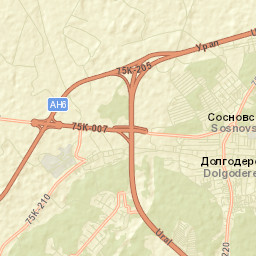 Dolgoderevenskoye Street Map