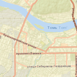 Kemerovo Street Map