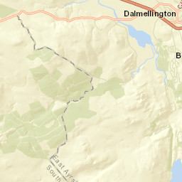 Dalmellington Street Map