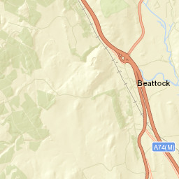 Crooked Road, Moffat, Dumfries and Galloway Street Map