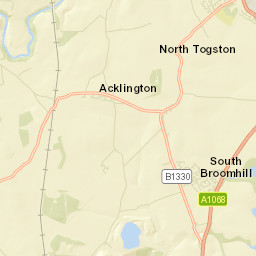 Acklington Street Map