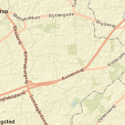 Tommerup Street Map