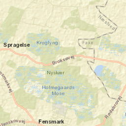 Fensmark Street Map